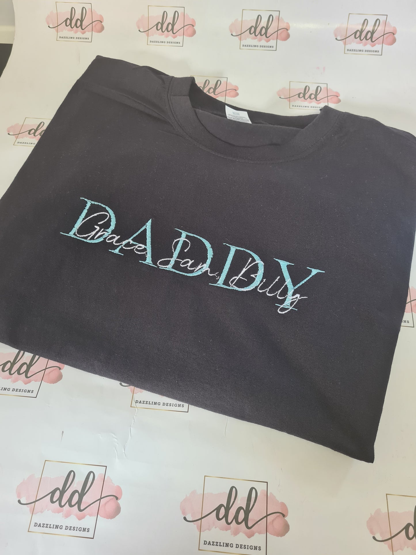 Embroidered dad tshirt
