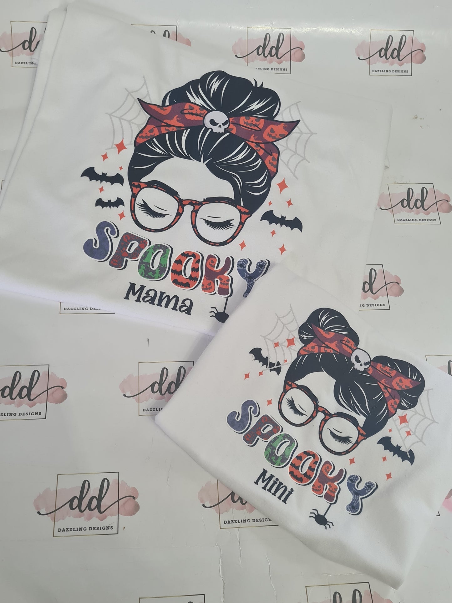 Spooky mama/mini tees