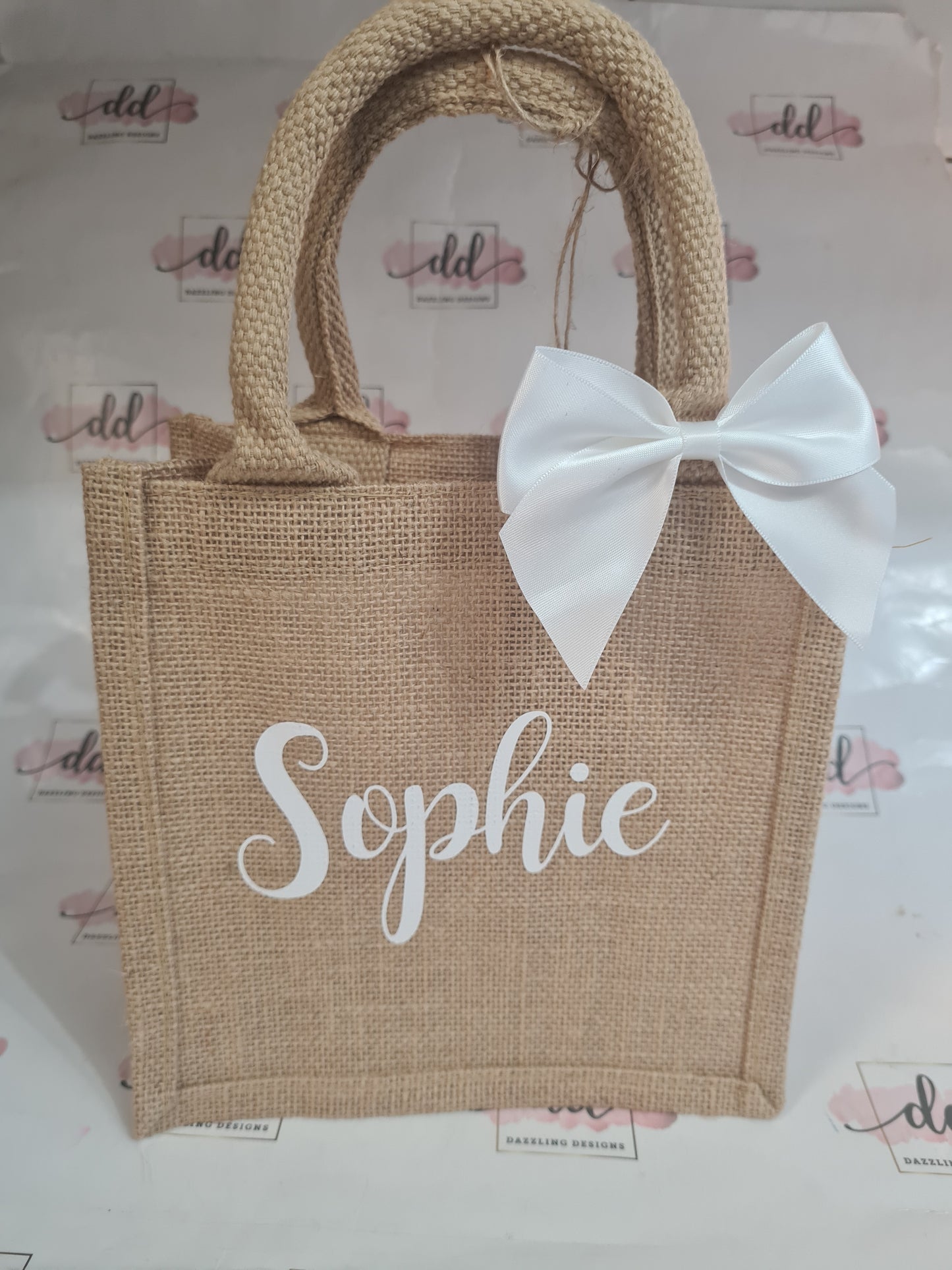 Girls personalised Jute bags