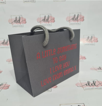 Personalised gift bags