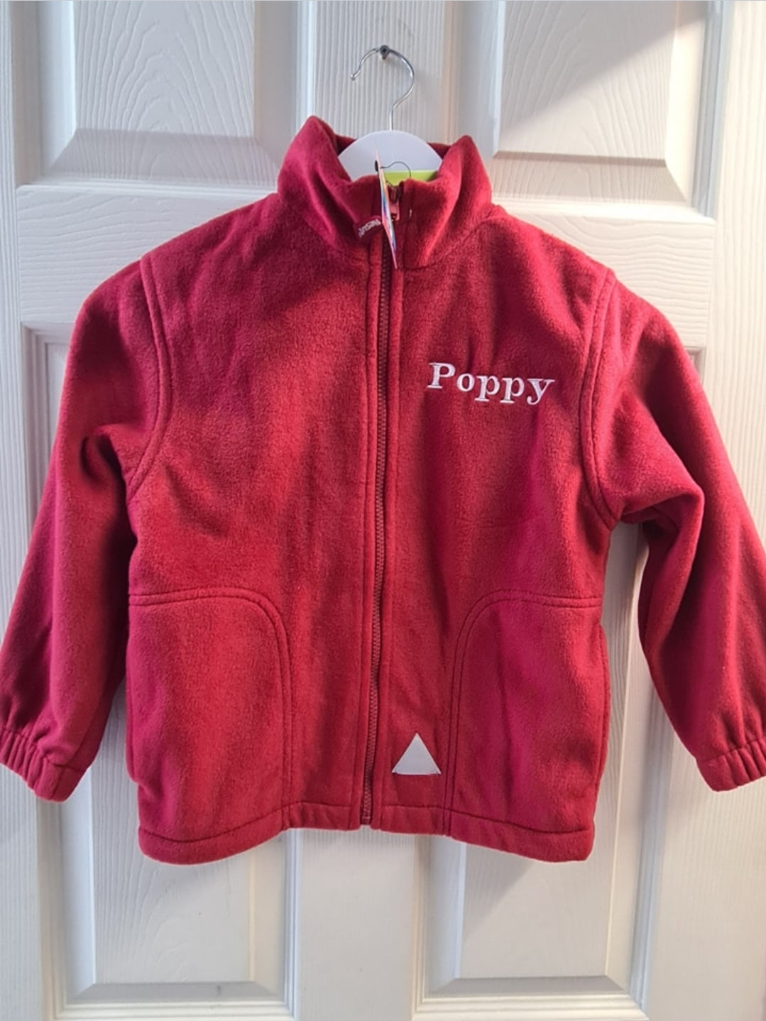 Childrens embroidered fleece