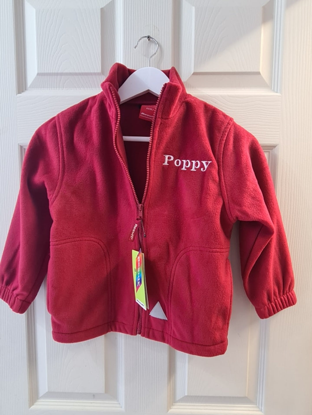 Childrens embroidered fleece