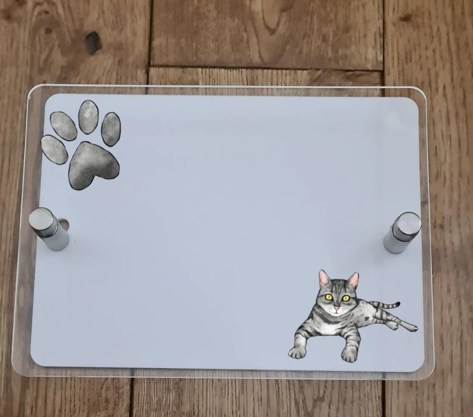 Cat house sign