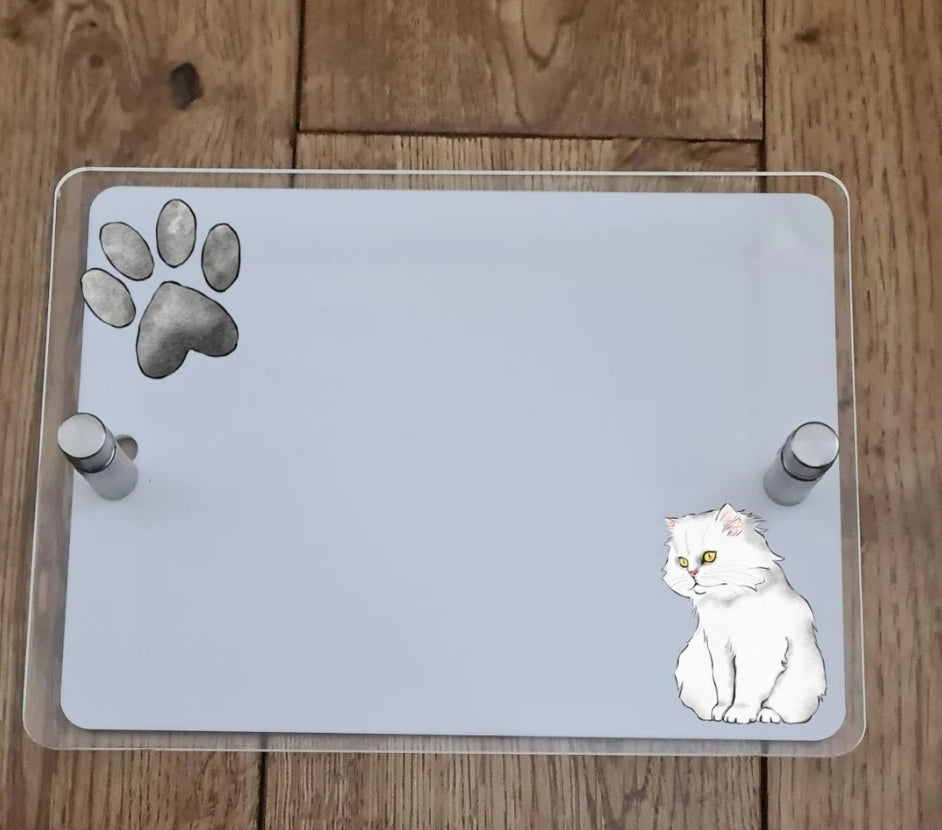 Cat house sign