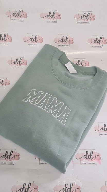 Mama embroidered jumper