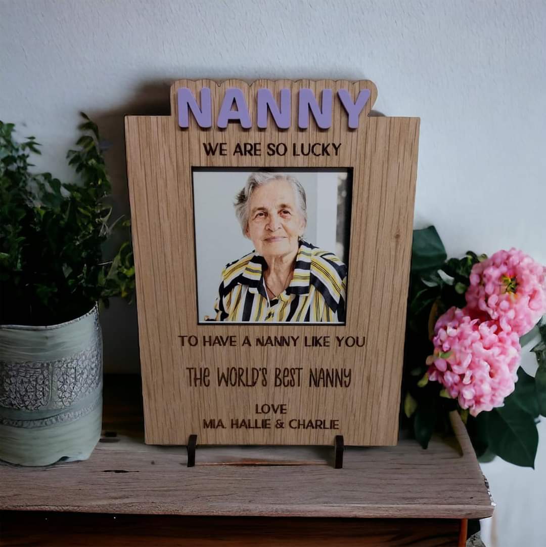 Mum/nanny wooden plaque