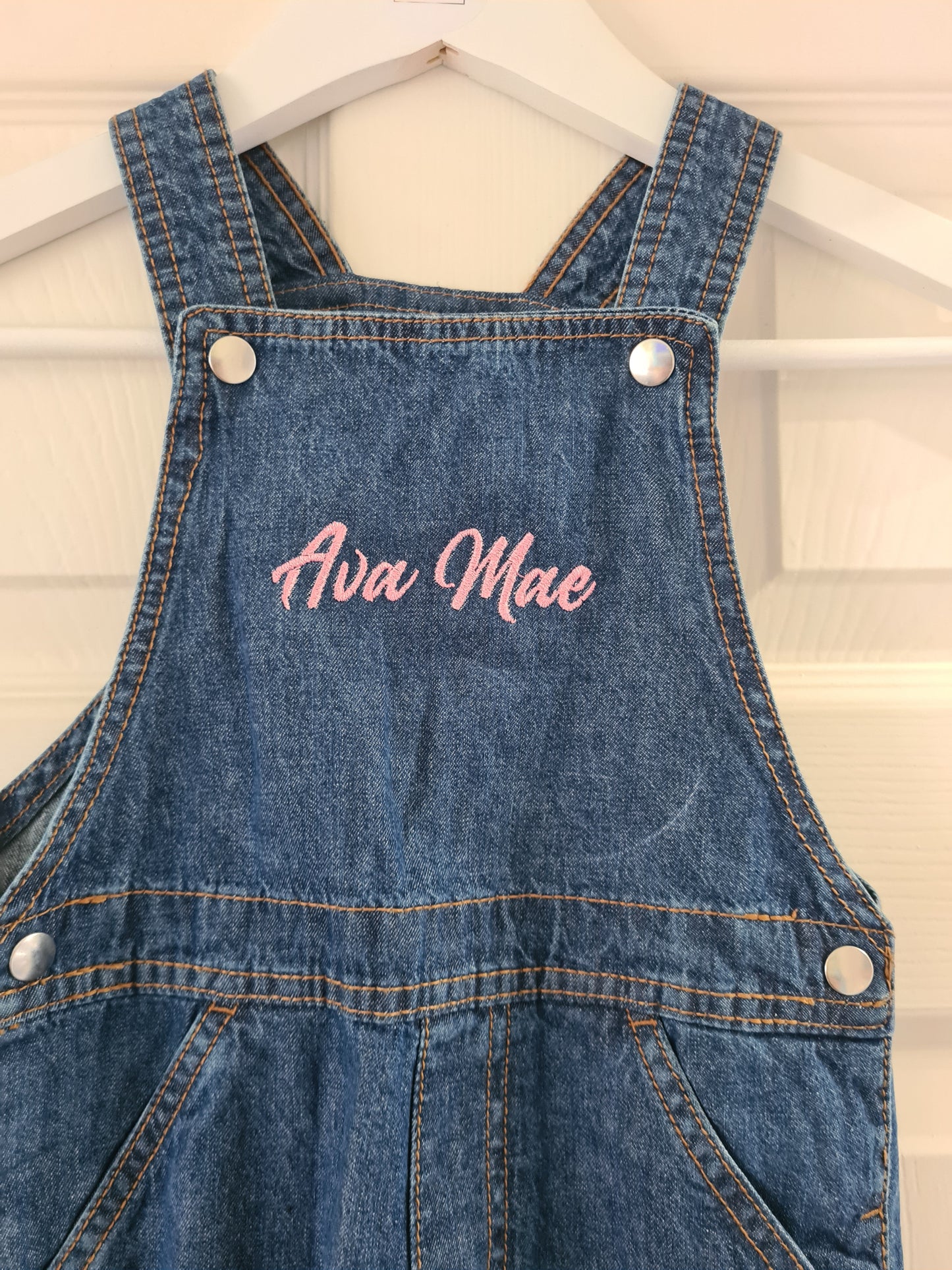 Denim dungarees