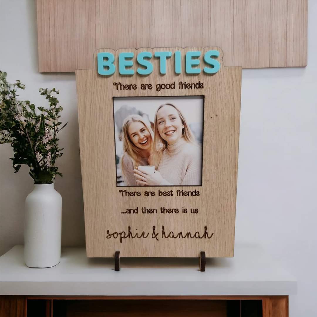 Bestie wooden plaque