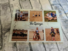 Load image into Gallery viewer, Personalised glass photo chopping board
