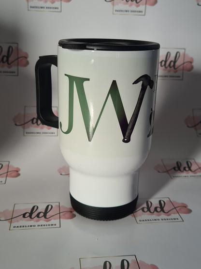 Personalised travel mugs