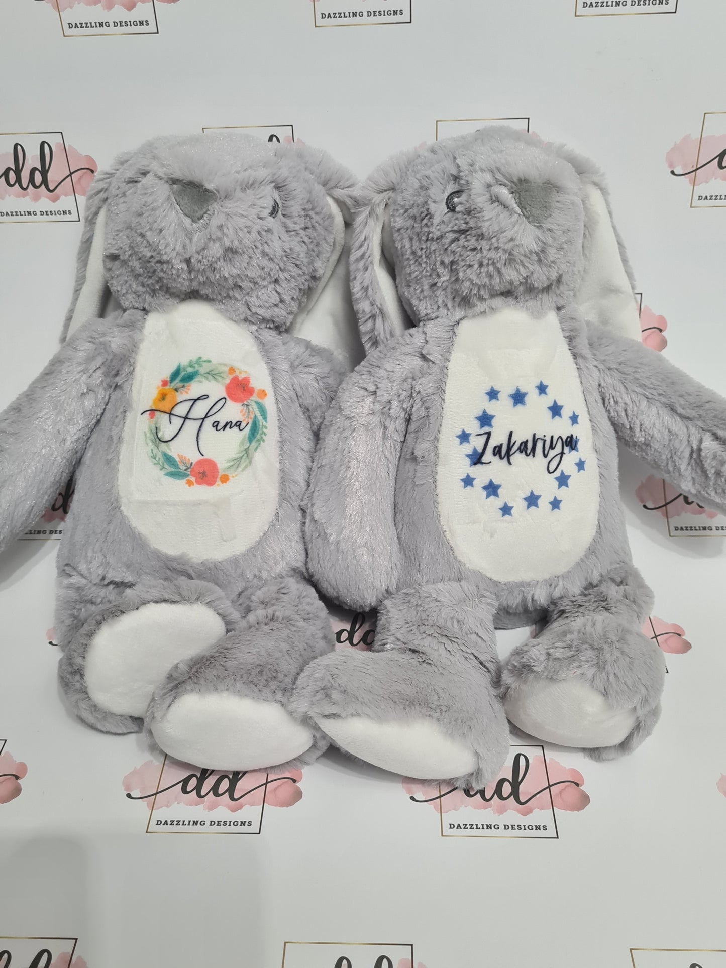 Personalised Christening bunny gift