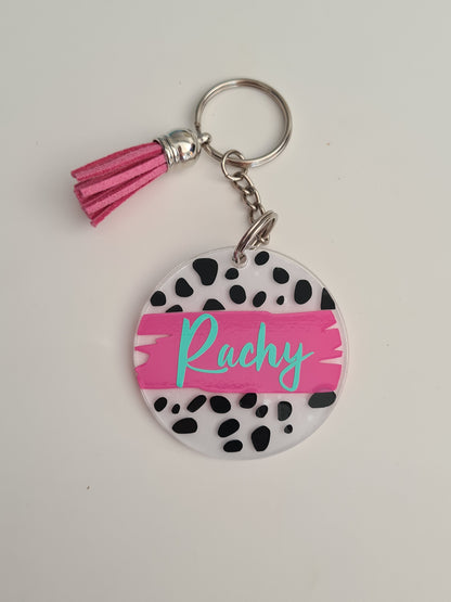 Acrylic keyrings