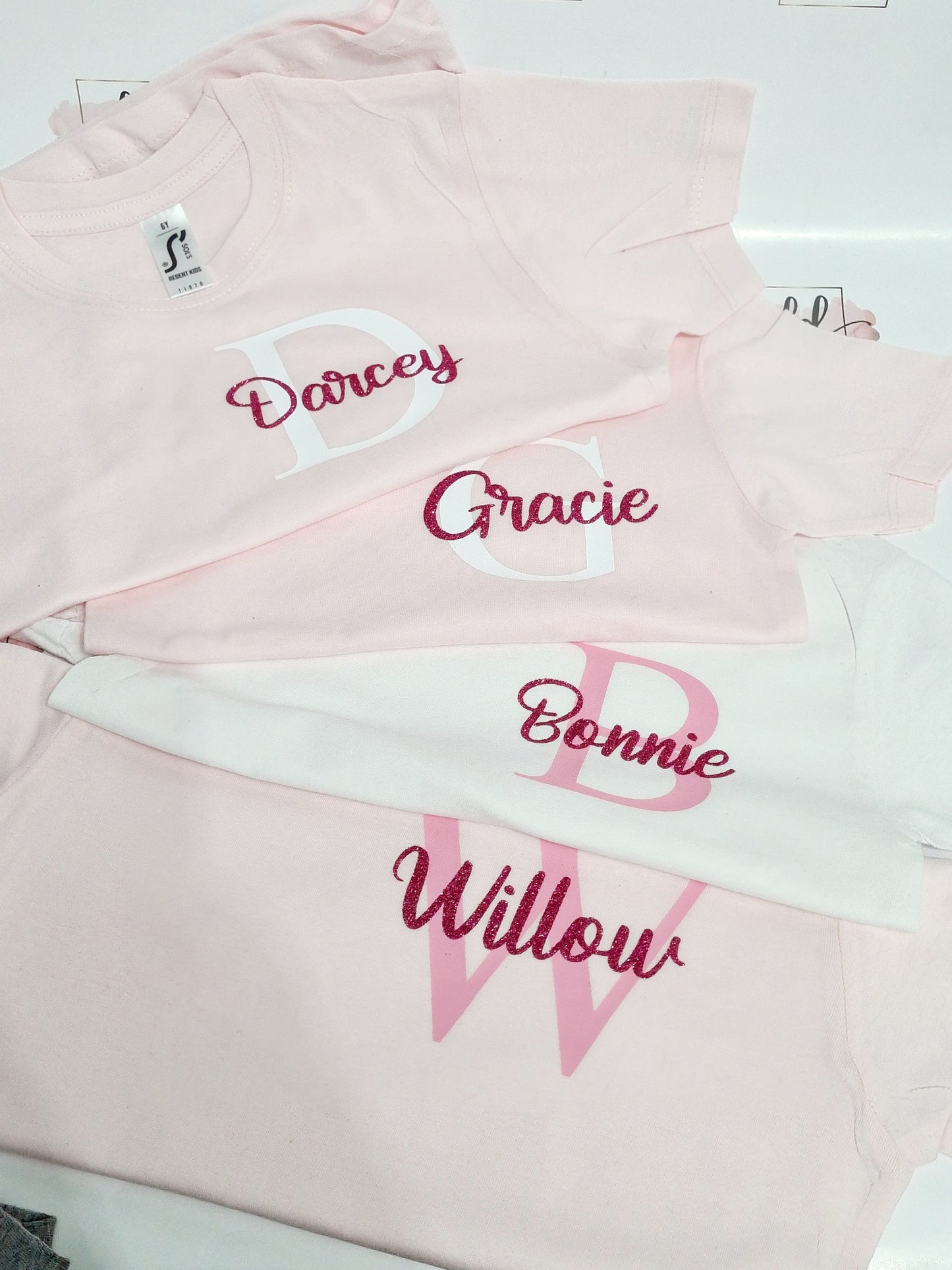 Childrens initial/name t-shirt