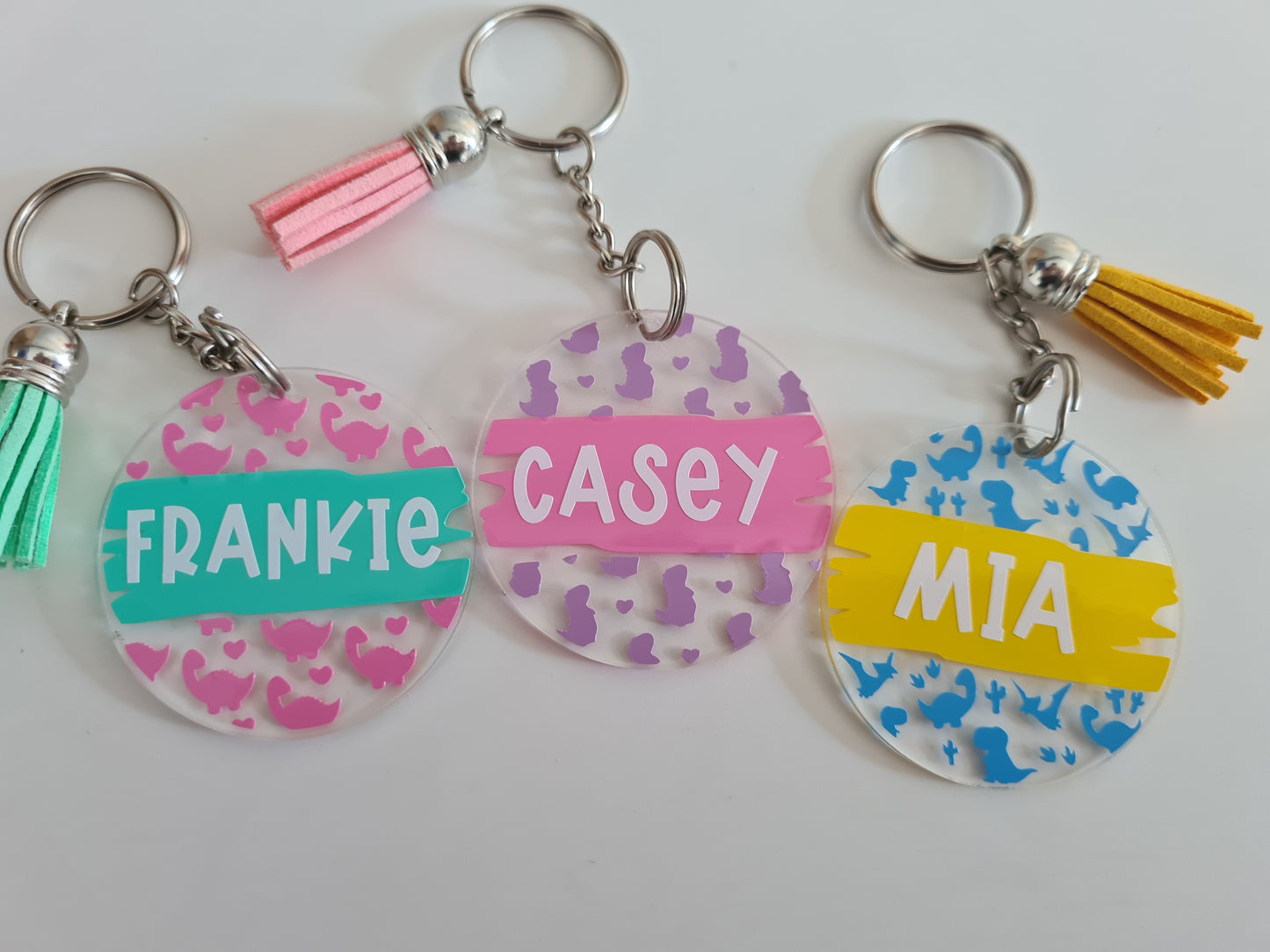 Acrylic keyrings