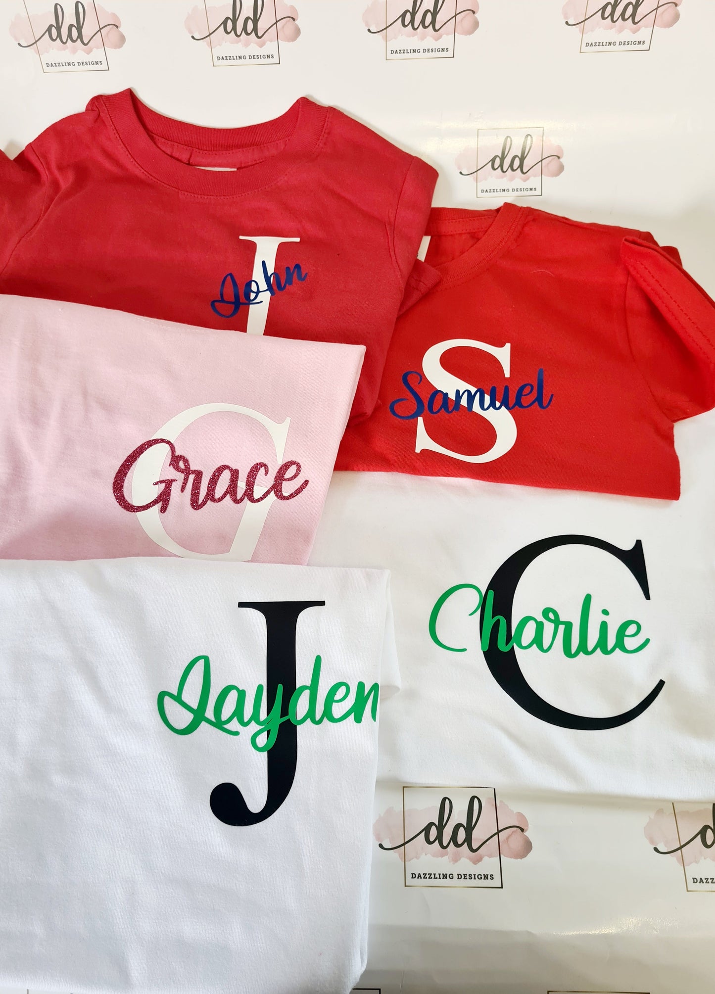 Childrens initial/name t-shirt