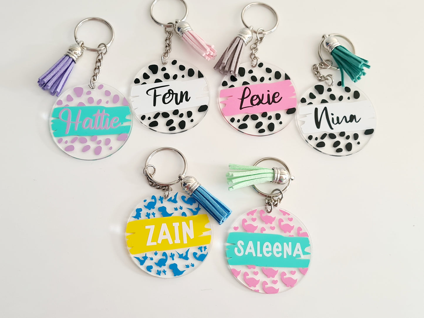 Acrylic keyrings