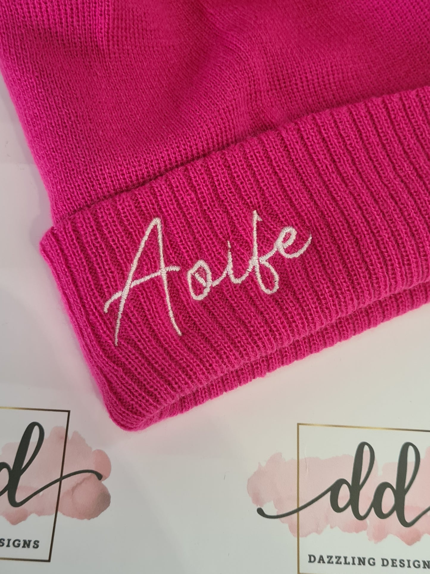 Personalised bobble hat