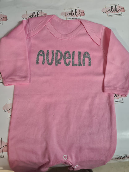 Personalised Baby grow