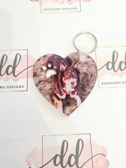 Acrylic pet keyrings