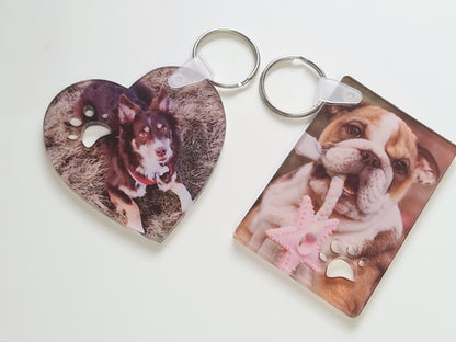 Acrylic pet keyrings