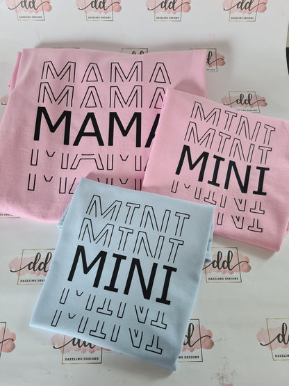 Mama & Mini tshirt set