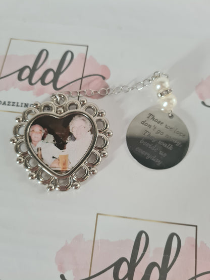 Wedding bouquet charm