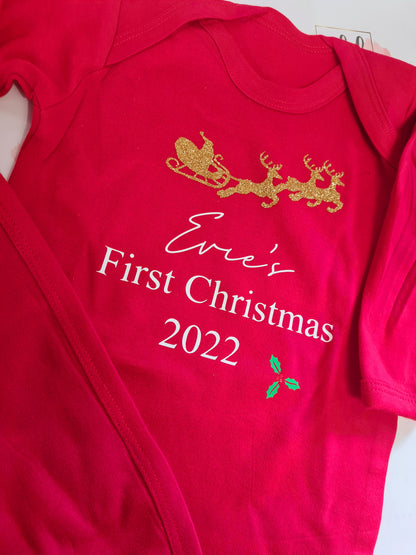 Babys first christmas set