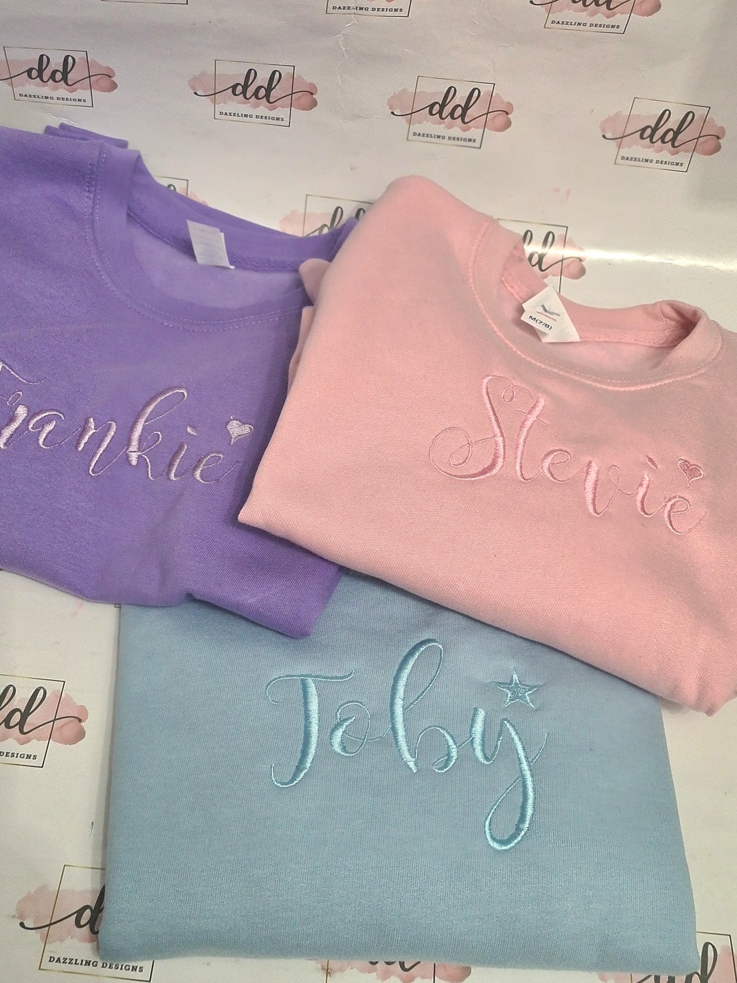 Childrens name jumpers