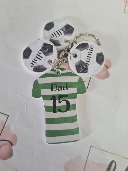 Football shirt keyring