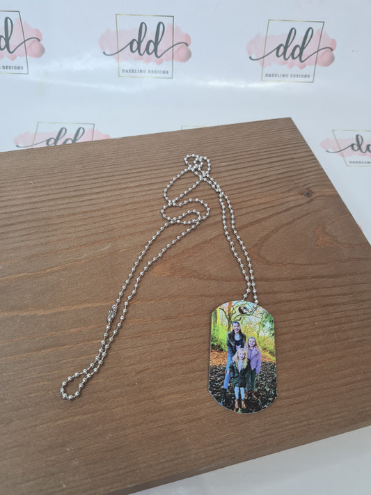 Dog tag necklace