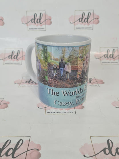 Fathers day photo mug