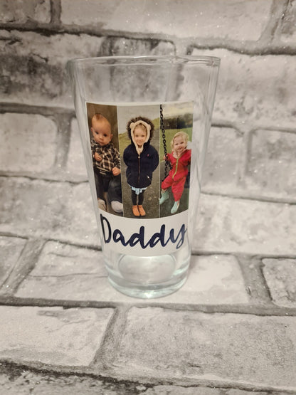 Photo pint glasses