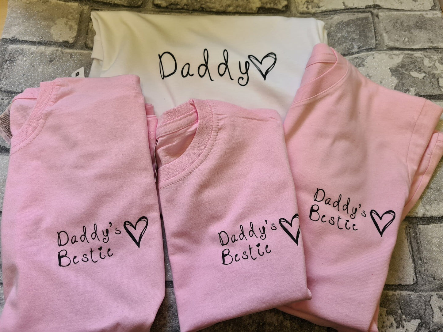 Daddy & Daddys bestie tshirt set