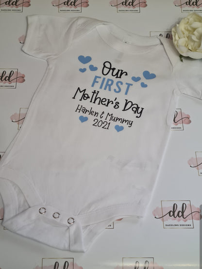 Mothers day baby vest