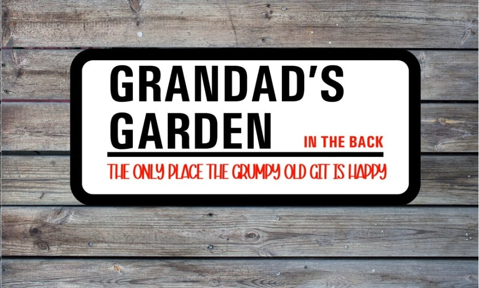 Dad/grandad acrylic signs