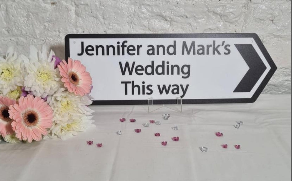 Wedding sign