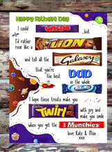 Load image into Gallery viewer, Dad chocolate board
