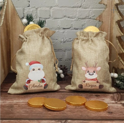 Christmas character treat bags