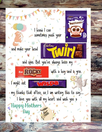 Mum chocolate board