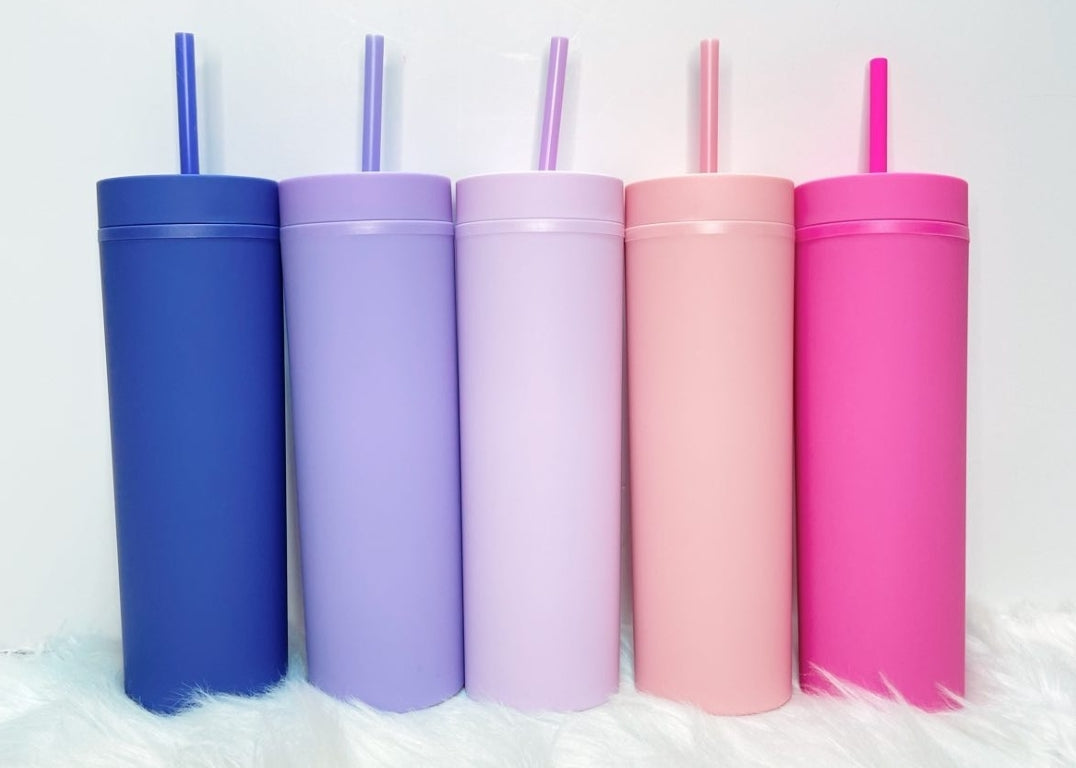 Skinny tumblers