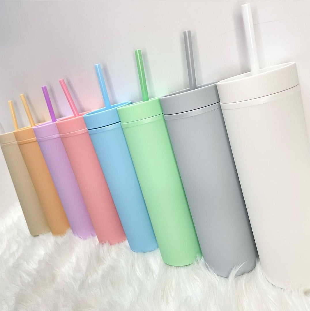 Skinny tumblers