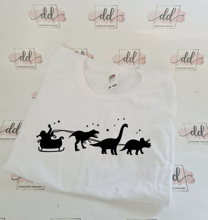 Childrens christmas sleigh t-shirt